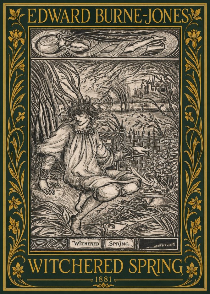 Edward Burne-Jones Withered Spring No2 - Plakát