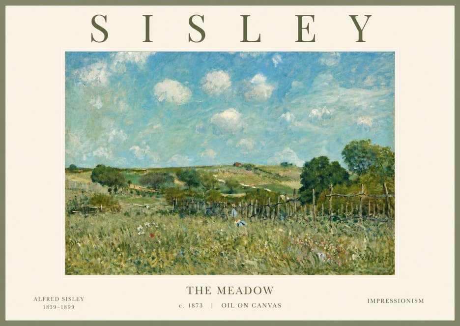 Sisley The Meadow No5 - Plakát