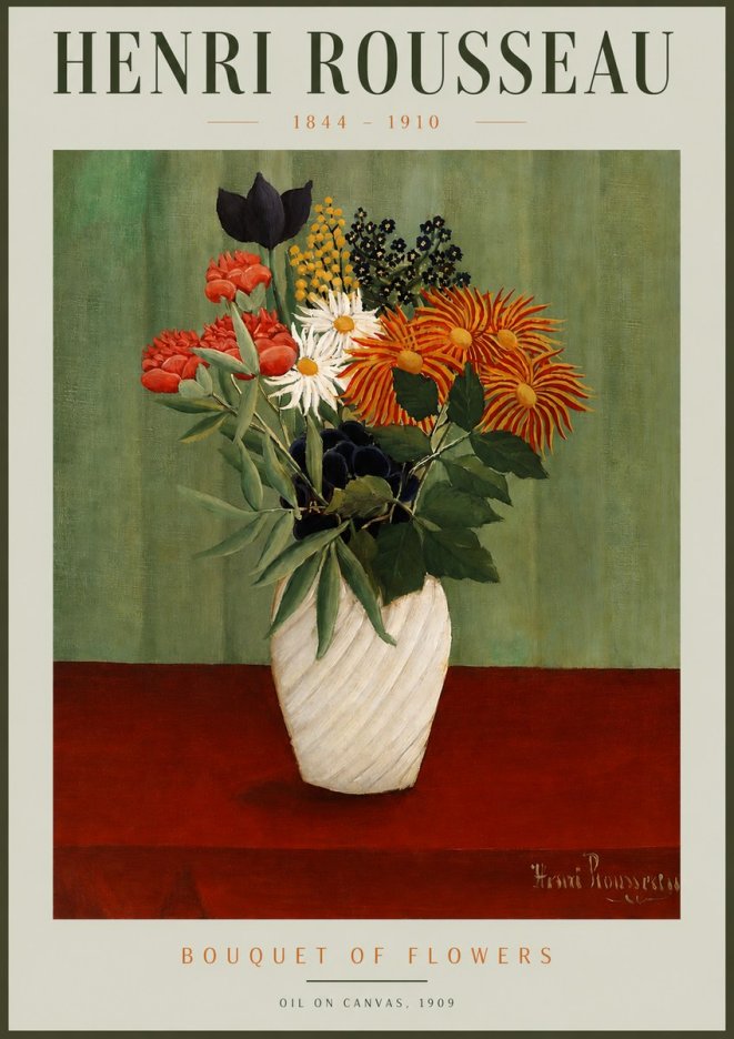Rousseau Bouquet of Flowers No2 - Plakát