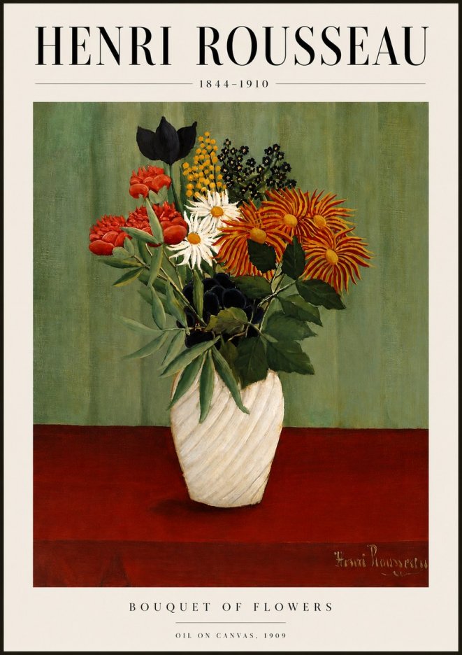 Rousseau Bouquet of Flowers No3 - Plakát