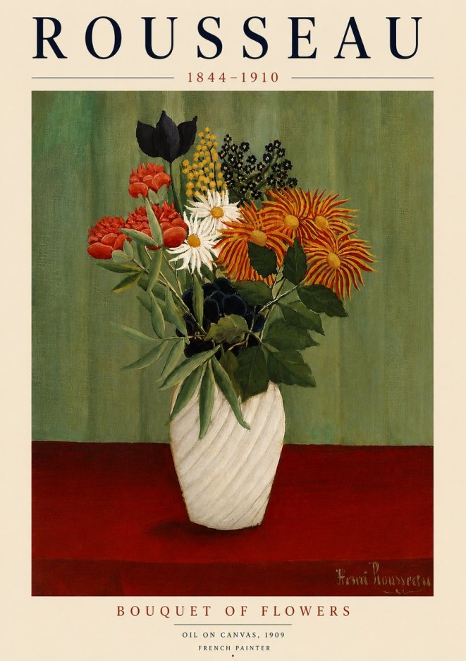 Rousseau Bouquet of Flowers No5 - Plakát