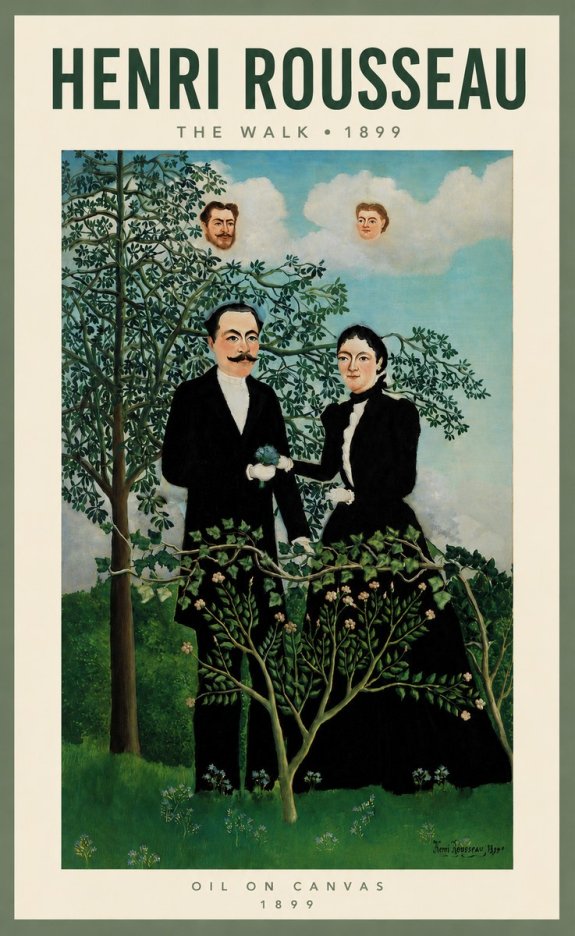 Rousseau The Walk No4 - Plakát