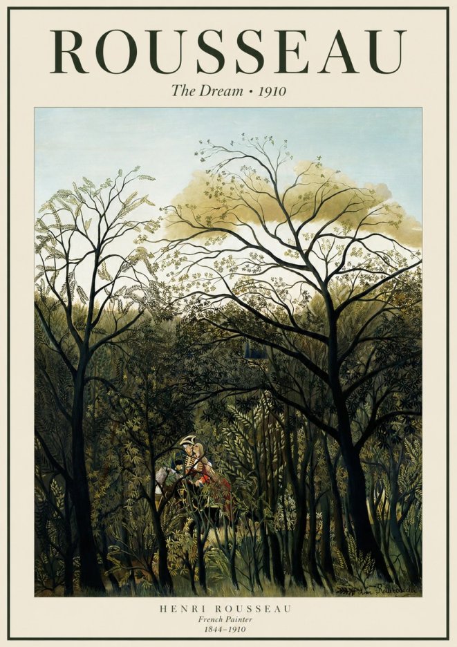 Rousseau The Dream I No1 - Plakát