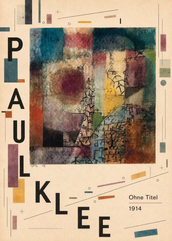Paul Klee Ohne Titel I No6 - Plakát
