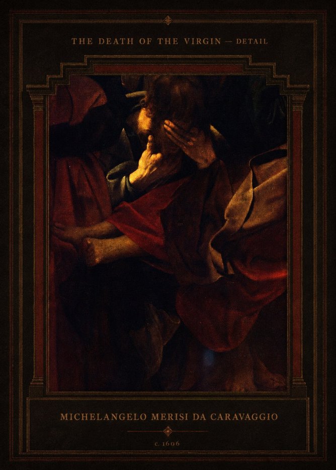 Michelangelo Merisi da Caravaggio The Death of the Virgin – Detail No3 - Plakát