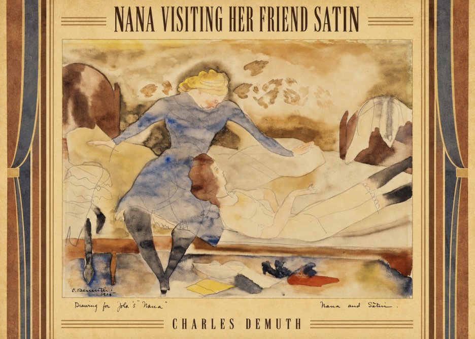 Charles Demuth Nana Visiting Her Friend Satin No5 - Plakát