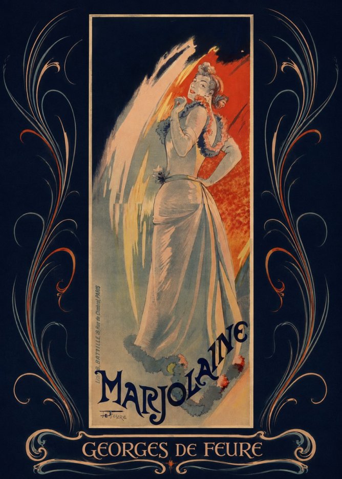 Georges de Feure Marjolaine No5 - Plakát