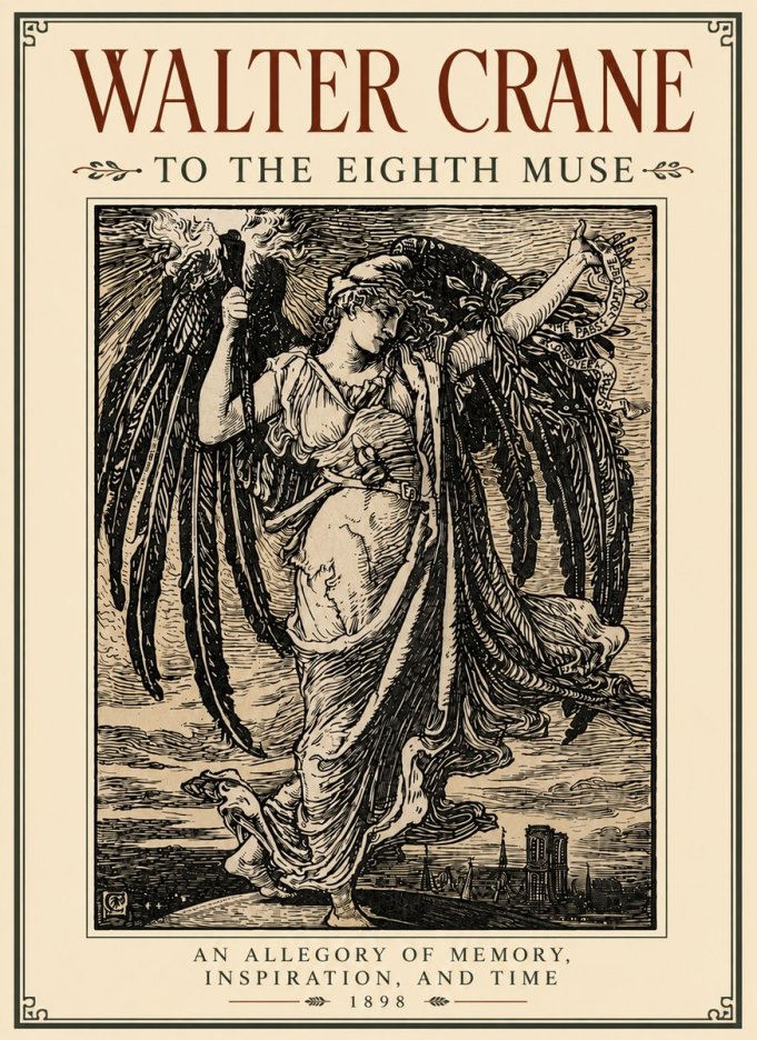 Walter Crane To the Eighth Muse No6 - Plakát