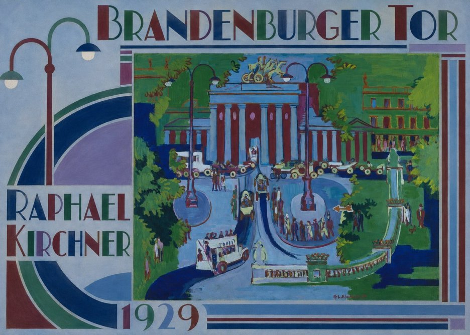 Raphael Kirchner Brandenburger Tor 1929 No5 - Plakát