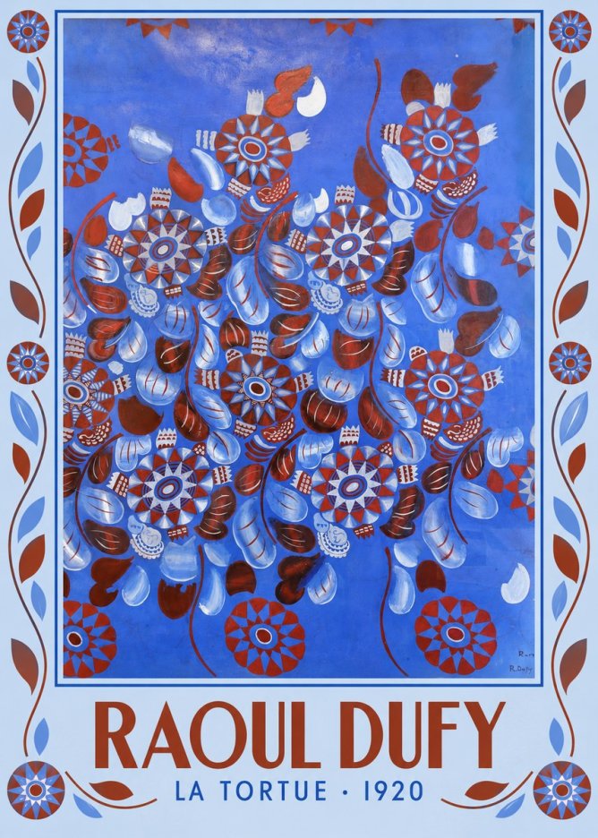 Raoul Dufy La Tortue No1 - Plakát
