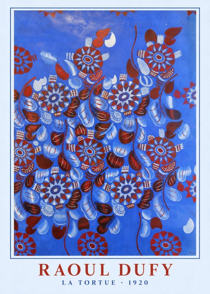 Raoul Dufy La Tortue No2 - Plakát