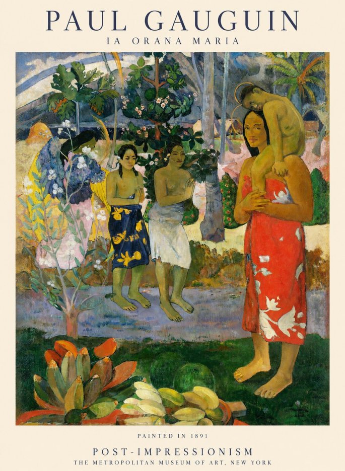 Paul Gauguin Ia Orana Maria No2 - Plakát