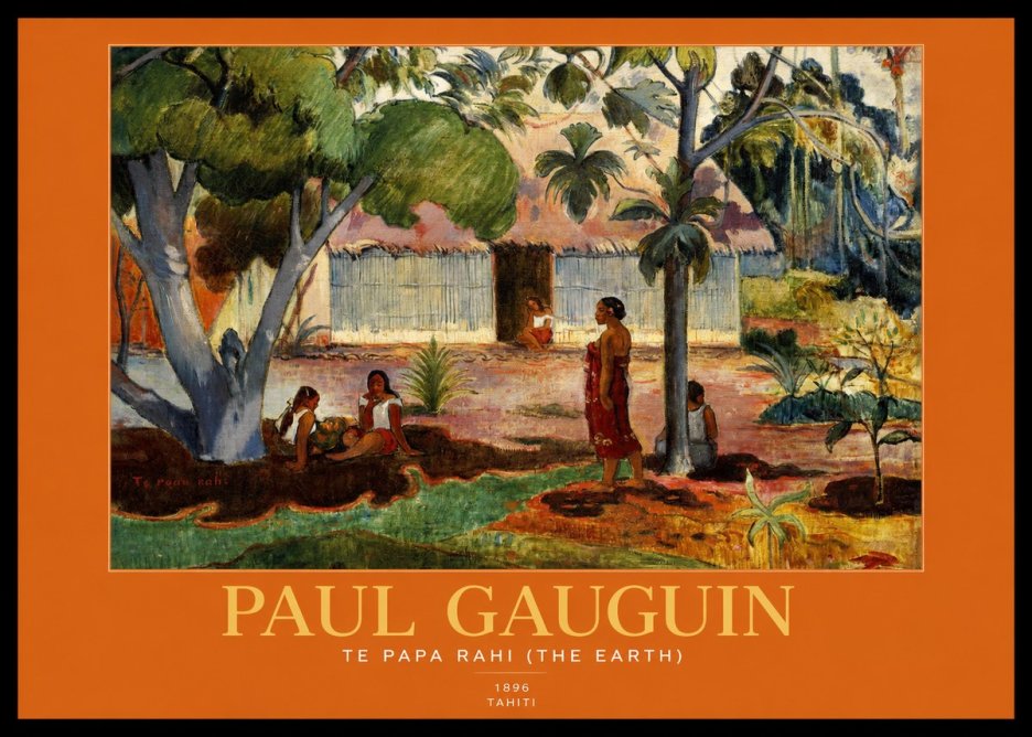 Paul Gauguin Te Papa Rahi (the Earth) No1 - Plakát