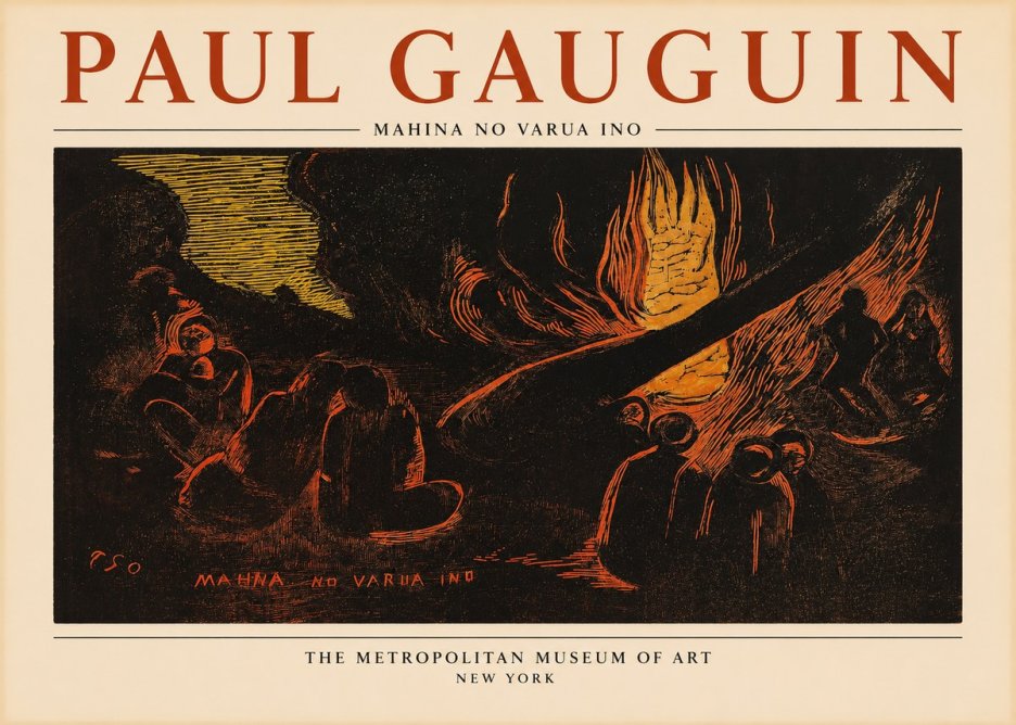 Paul Gauguin Mahina No Varua Ino No1 - Plakát