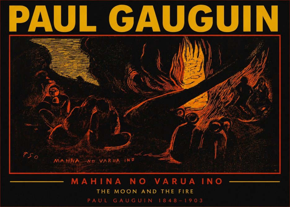 Paul Gauguin Mahina No Varua Ino No3 - Plakát
