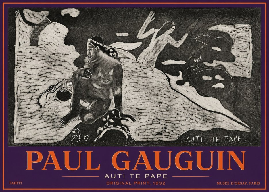 Paul Gauguin Auti Te Pape No5 - Plakát