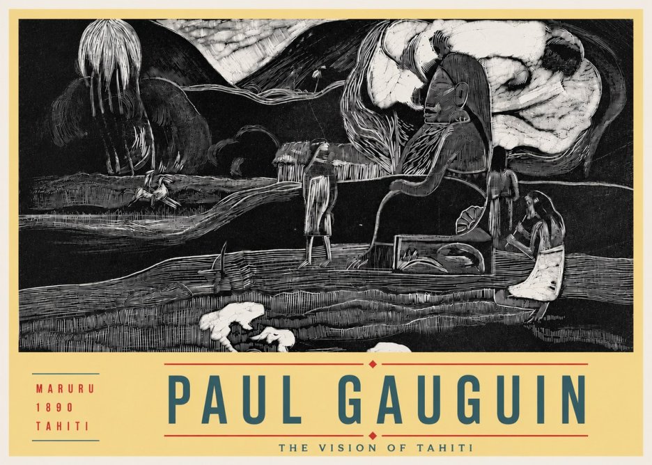 Paul Gauguin Maruru No4 - Plakát