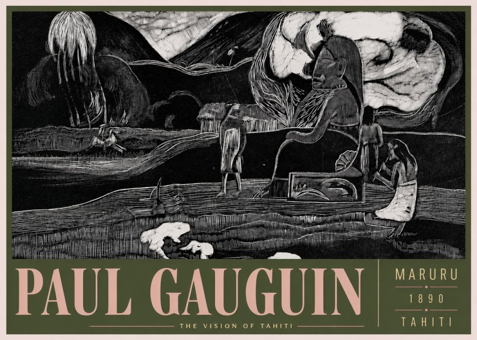 Paul Gauguin Maruru No5 - Plakát