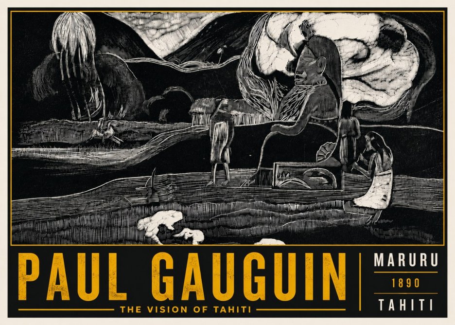 Paul Gauguin Maruru No6 - Plakát