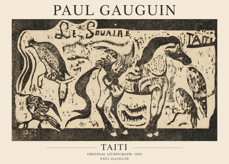 Paul Gauguin Taiti No1 - Plakát