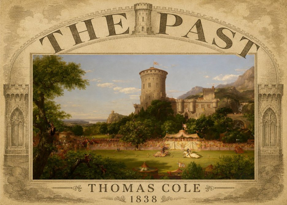 Thomas Cole The Past No3 - Plakát