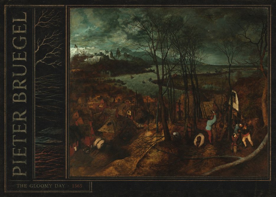 Pieter Bruegel The Gloomy Day No2 - Plakát