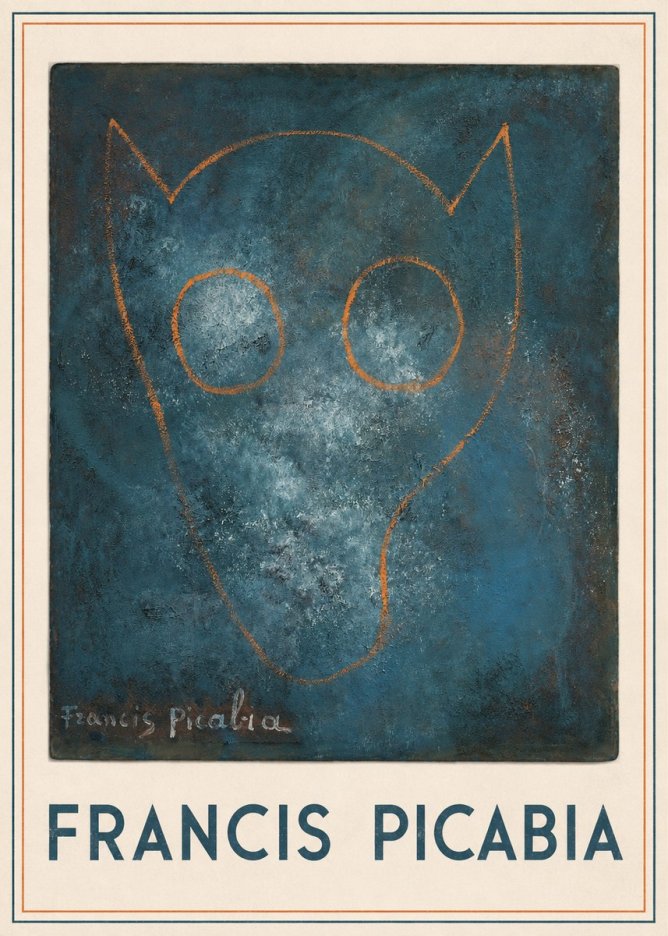 Francis Picabia Abstract Head No1 - Plakát