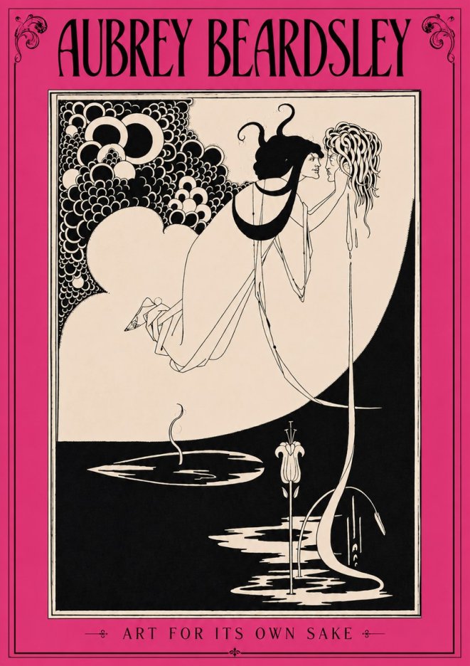Aubrey Beardsley Art for Its Own Sake No3 - Plakát