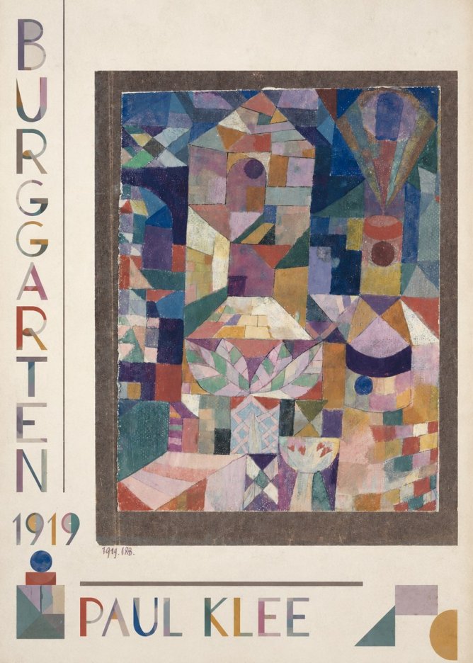 Paul Klee Burggarten No2 - Plakát