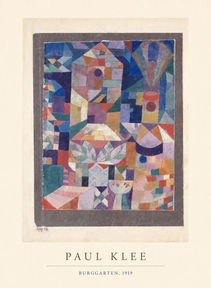 Paul Klee Burggarten No4 - Plakát