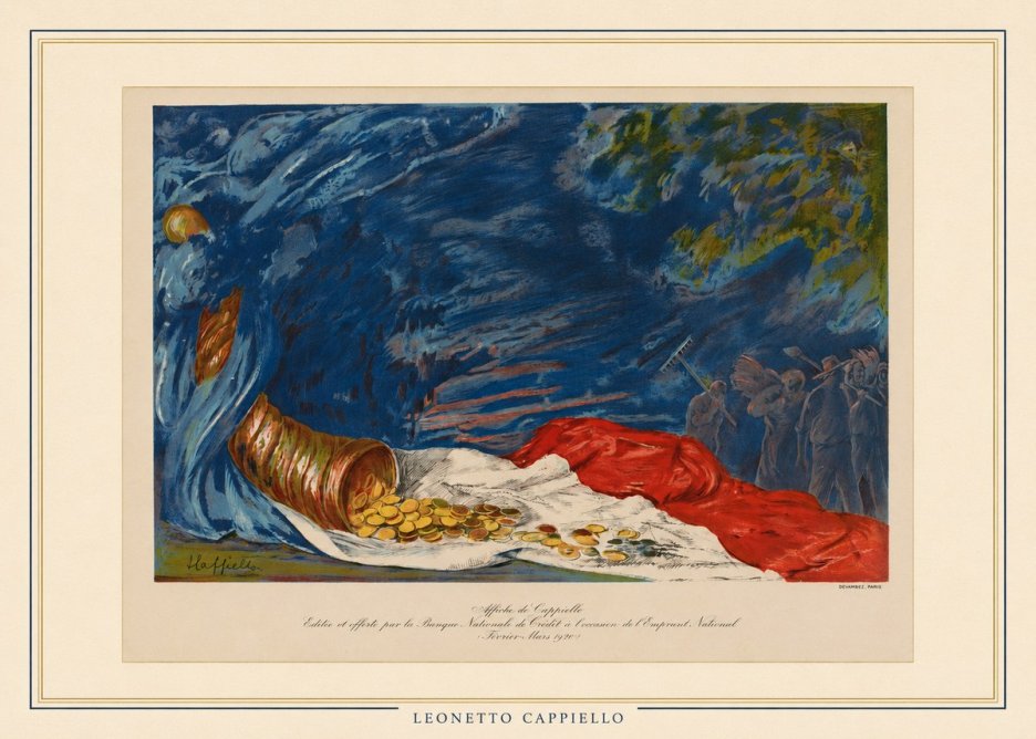 Leonetto Cappiello Emprunt National No4 - Plakát