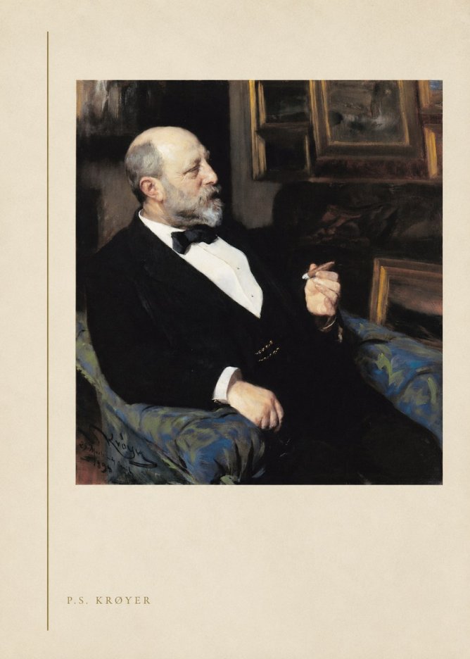 P.S. Krøyer Self-portrait I No2 - Plakát