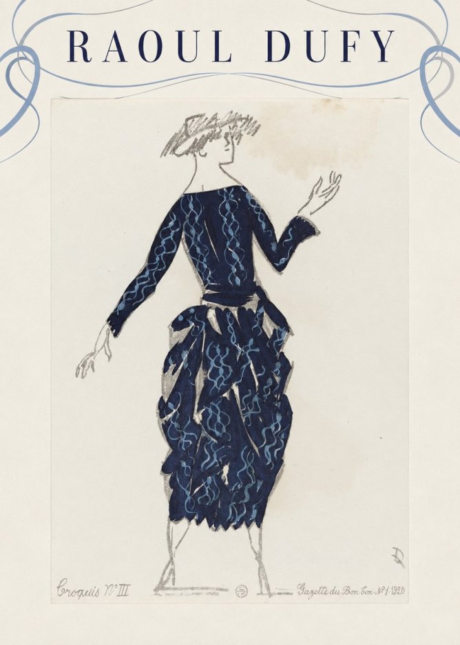 Raoul Dufy Croquis N°iii No3 - Plakát