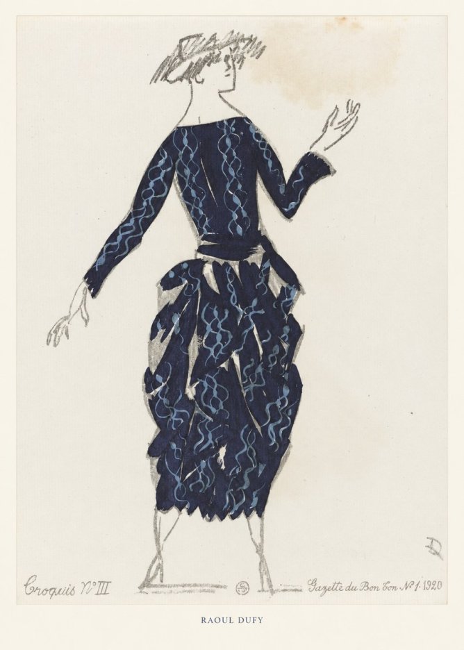 Raoul Dufy Croquis N°iii No5 - Plakát