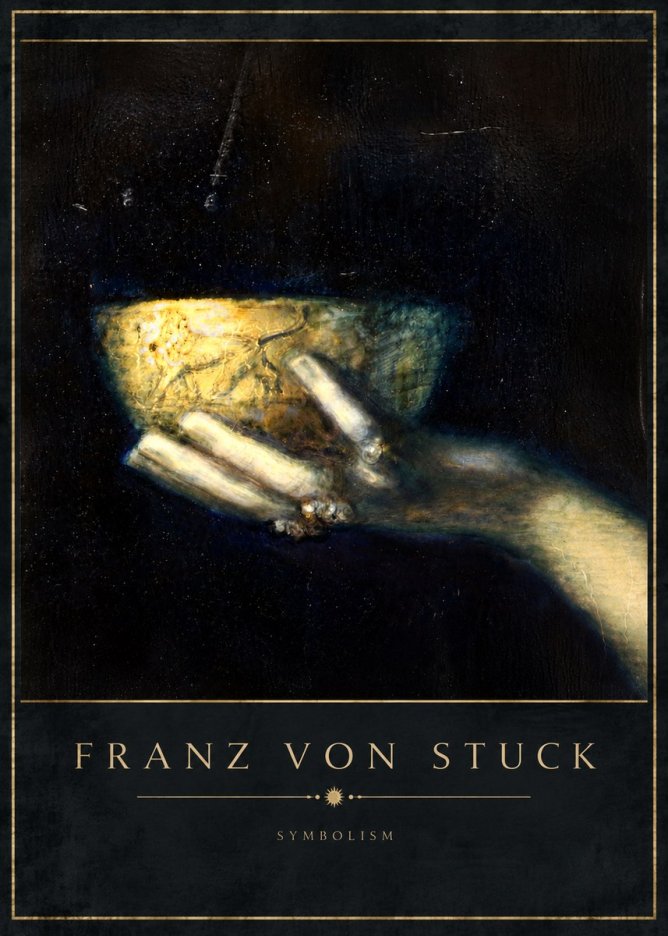 Franz von Stuck Die Schöne Hand Mit Der Schale No6 - Plakát