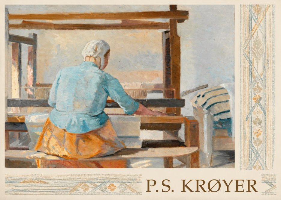 P.S. Krøyer A Weaver No3 - Plakát