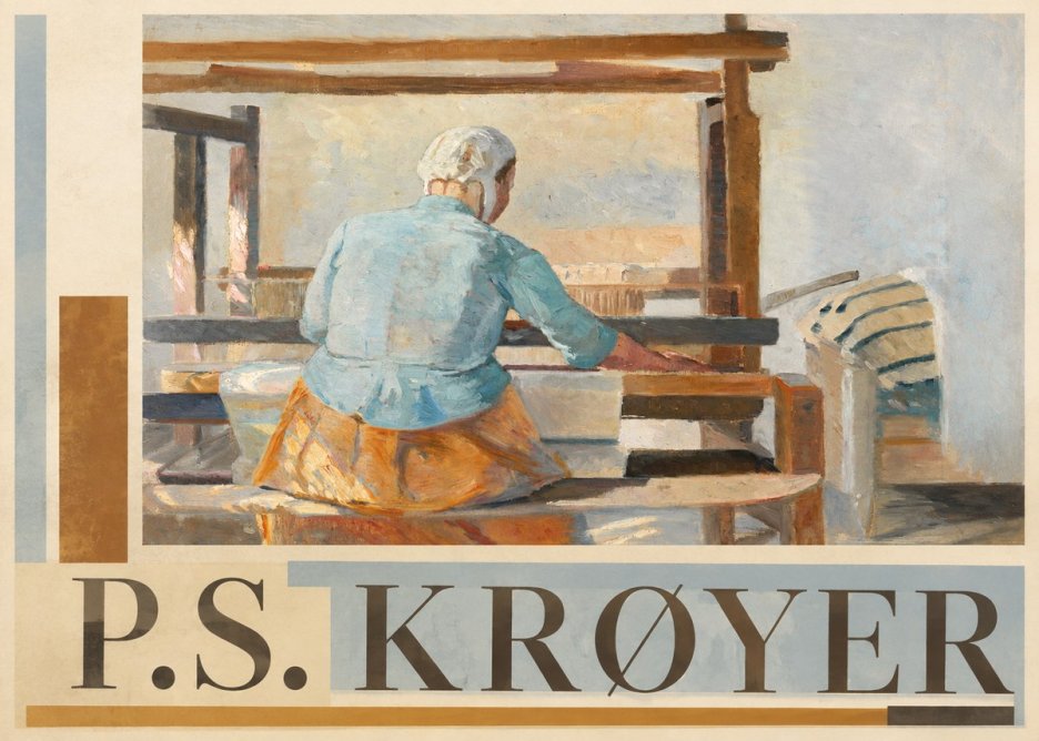 P.S. Krøyer A Weaver No4 - Plakát
