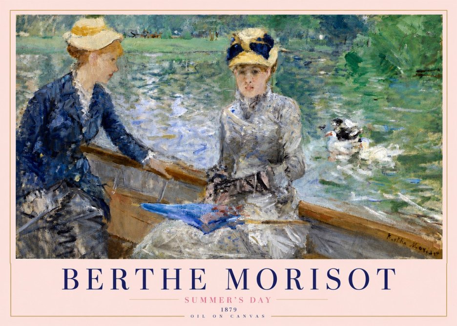 Berthe Morisot Summer's Day No4 - Plakát