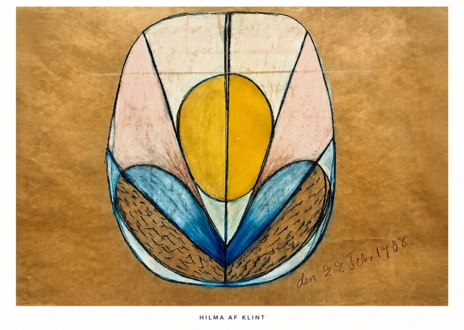 Hilma af Klint The Five - No Title No6 - Plakát
