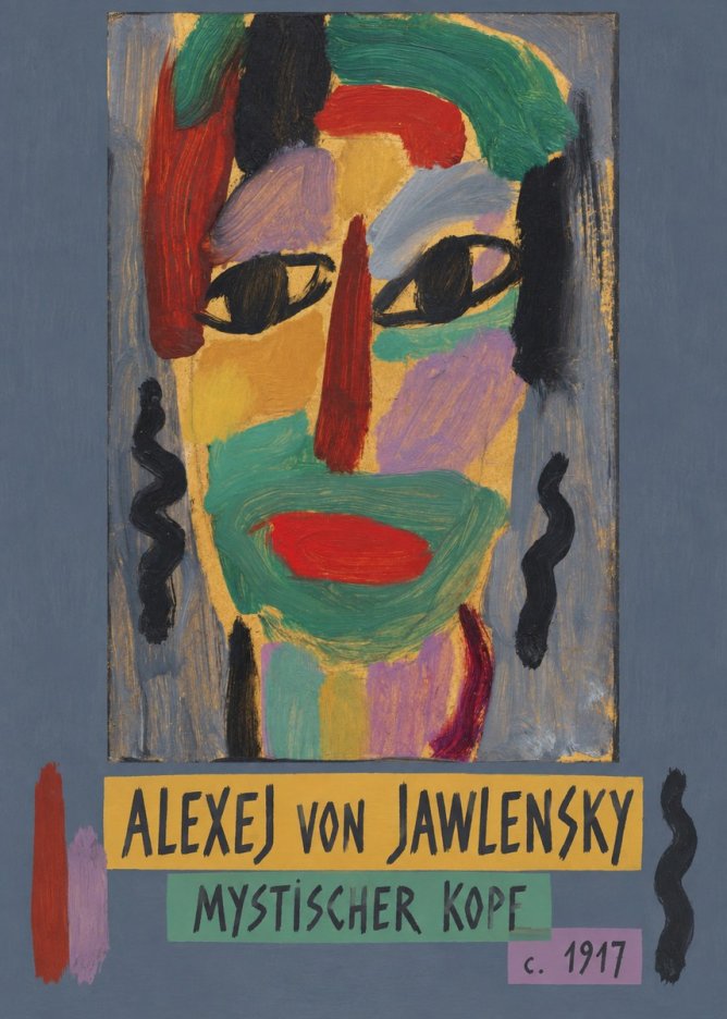 Alexej von Jawlensky Mystischer Kopf No3 - Plakát