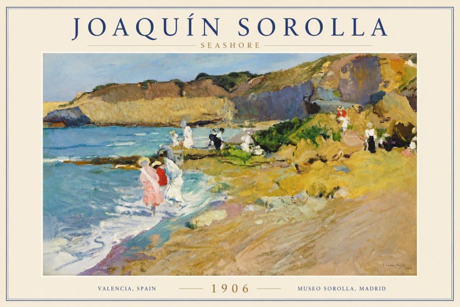 Sorolla Seashore No5 - Plakát