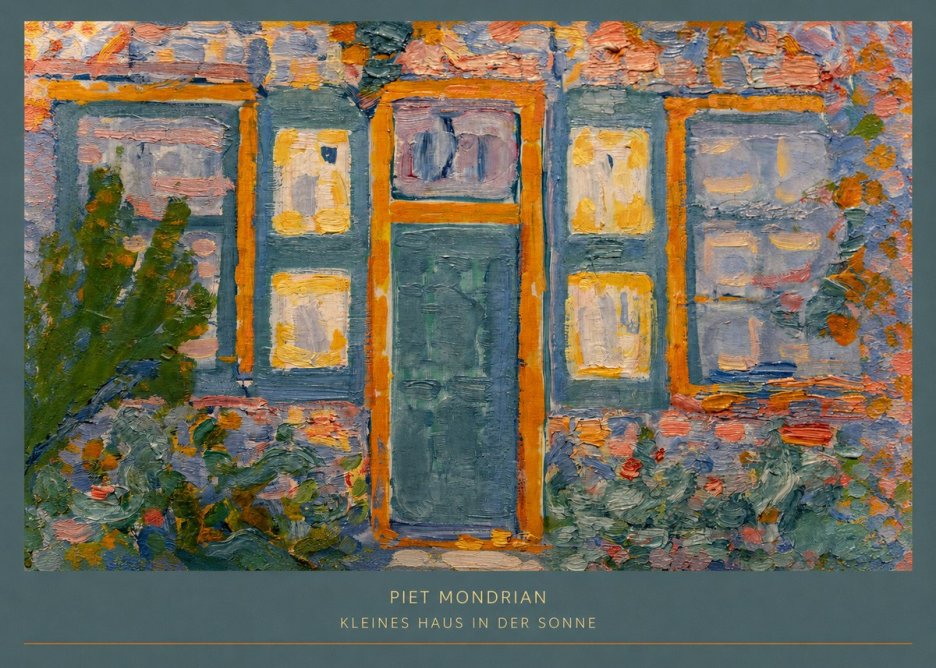 Piet Mondrian Kleines Haus in Der Sonne II No6 - Plakát
