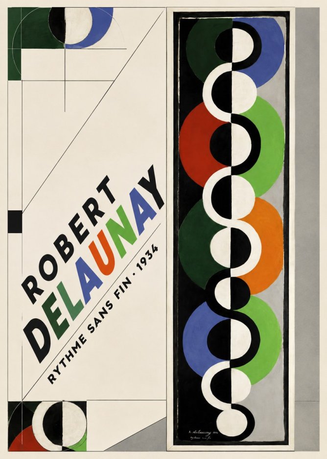 Robert Delaunay Rythme Sans Fin I No3 - Plakát