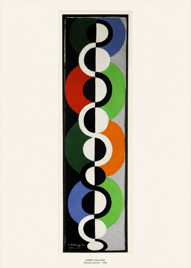 Robert Delaunay Rythme Sans Fin I No6 - Plakát