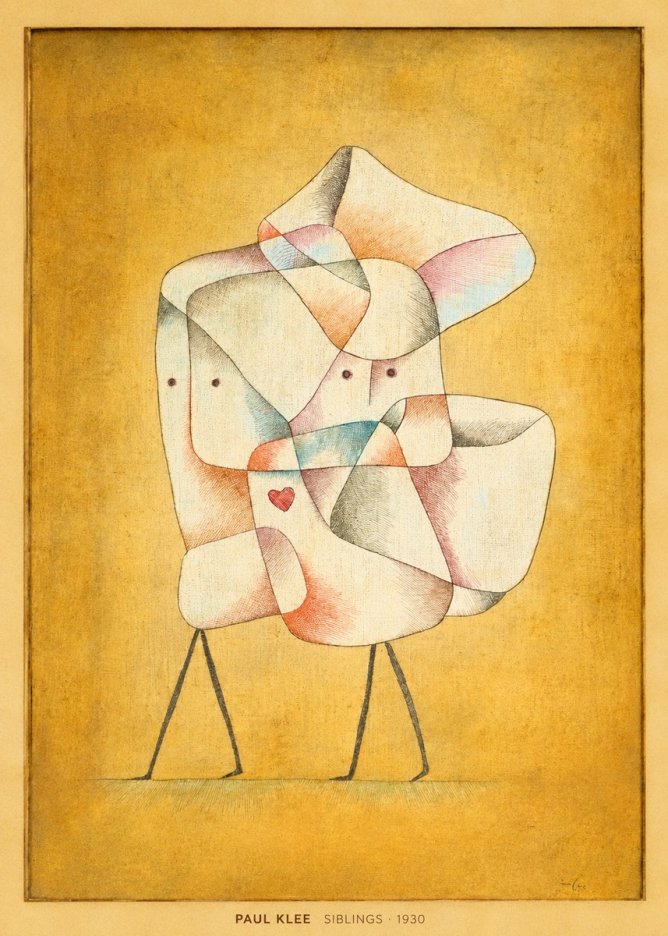 Paul Klee Siblings No5 - Plakát