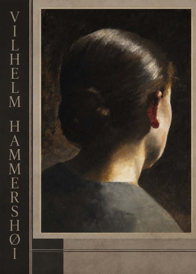 Vilhelm Hammershøi Woman from Behind No2 - Plakát
