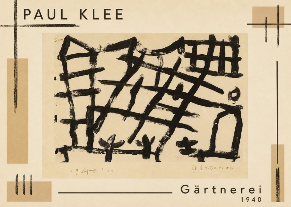 Paul Klee Gärtnerei No1 - Plakát