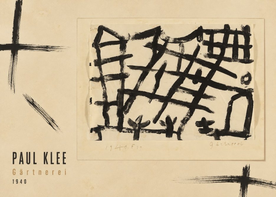 Paul Klee Gärtnerei No5 - Plakát