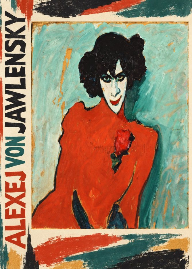 Alexej von Jawlensky Woman with Red Rose No2 - Plakát