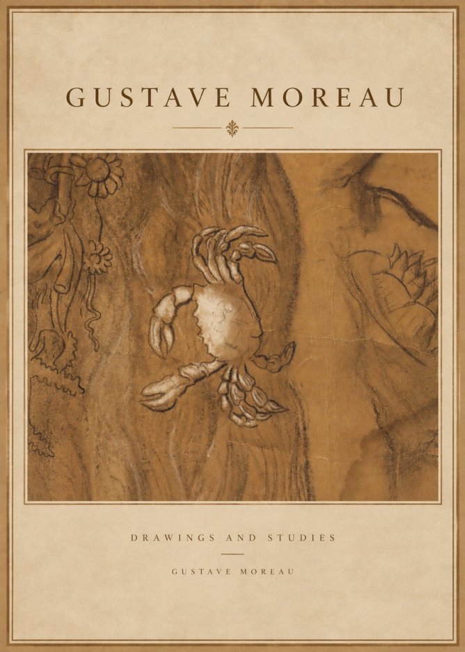 Gustave Moreau Crab Study No3 - Plakát